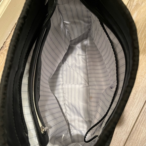 Jen & Co. black shimmer neoprene medium crossbody NWOT - Picture 8 of 13